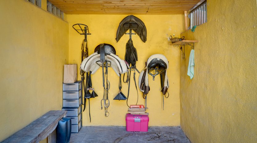 stable tack room